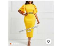 Vestido Color Amarillo