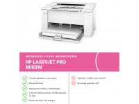 Impresora Hp - Laserjet Pro M102w